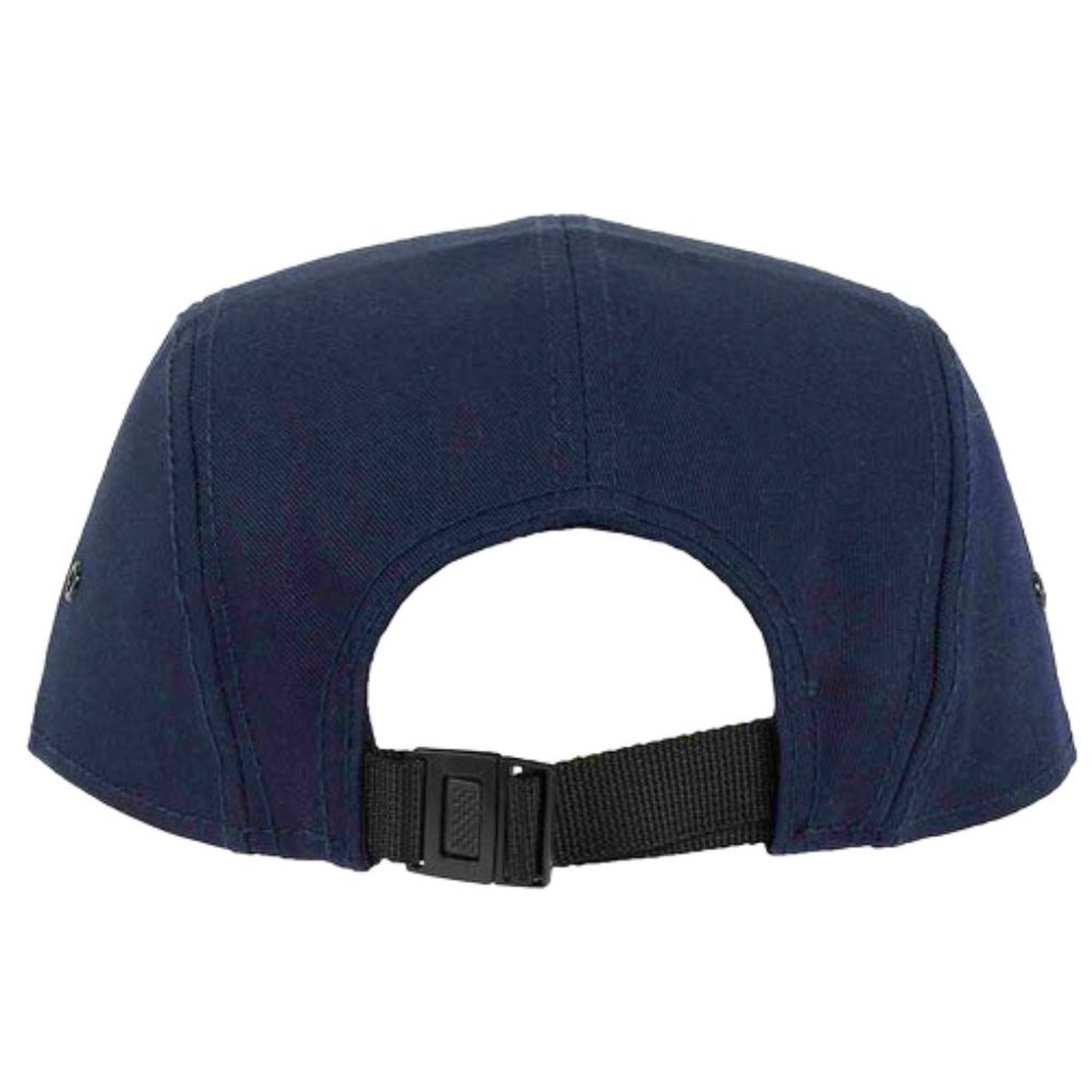 NEW San Diego Padres SD Logo 5 Panel Camper Strapback Hat NAVY - Picture 2 of 5